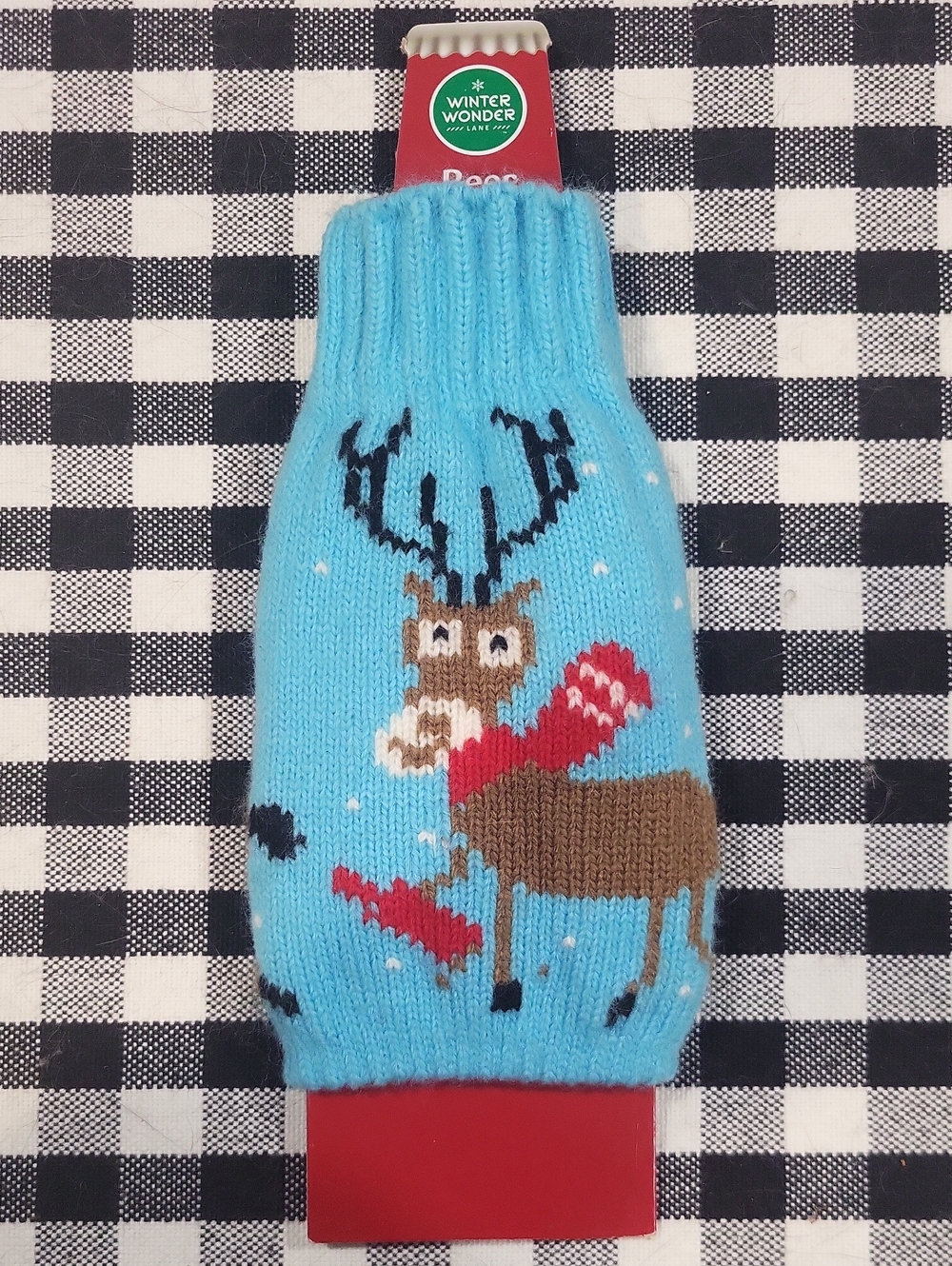 NEW🩵 Comfy & Cute Reindeer Knit Beer Sweater!